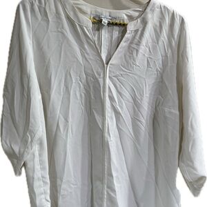 White Button-Up Blouse